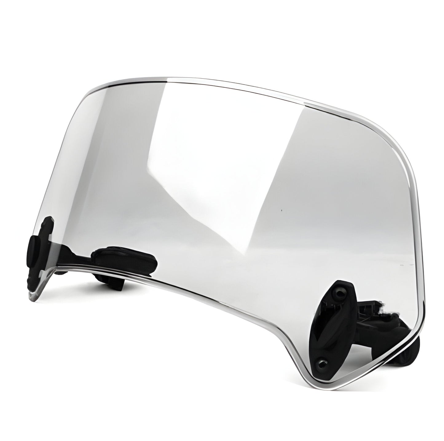 Adjustable Motorcycle Windshield Extension for Enhanced Wind Protection