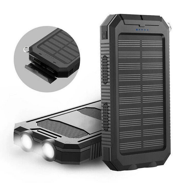 30,000mAh Waterproof Solar Power Bank with Multiple USB Ports