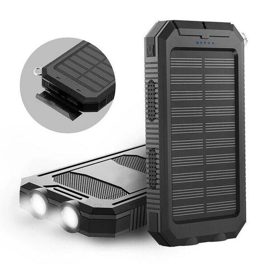30,000mAh Waterproof Solar Power Bank with Multiple USB Ports