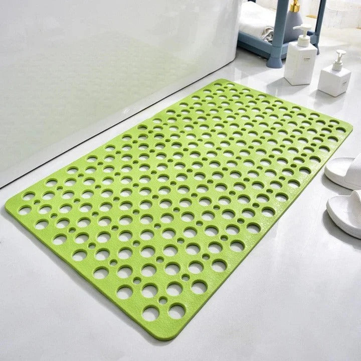Non-Slip Textured Shower Mat with Suction Base