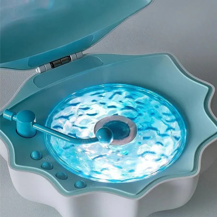 Bluetooth Speaker with Soft Night Light, Shell Design
