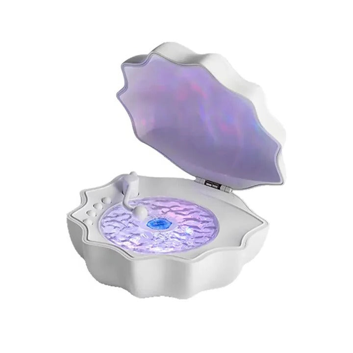 Bluetooth Speaker with Soft Night Light, Shell Design