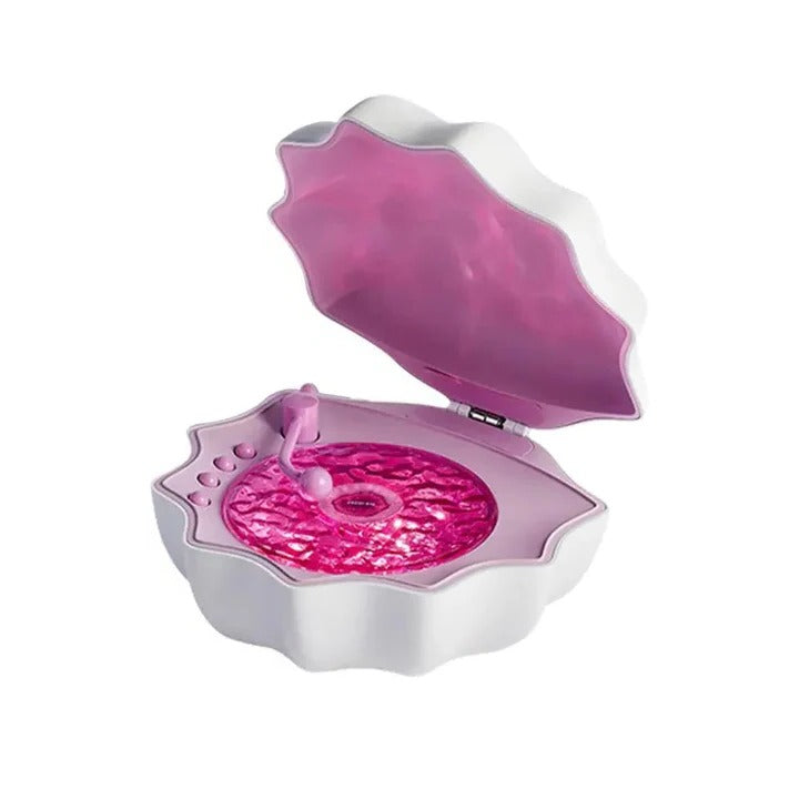 Bluetooth Speaker with Soft Night Light, Shell Design