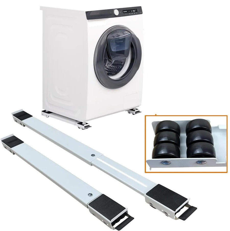 Heavy Duty Adjustable Appliance Rollers with Locking Wheels