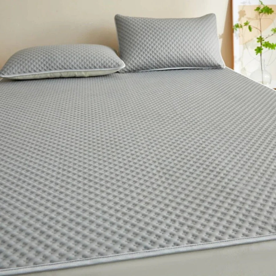 Cooling Fitted Sheet and Pillowcase Set for Hot Sleepers