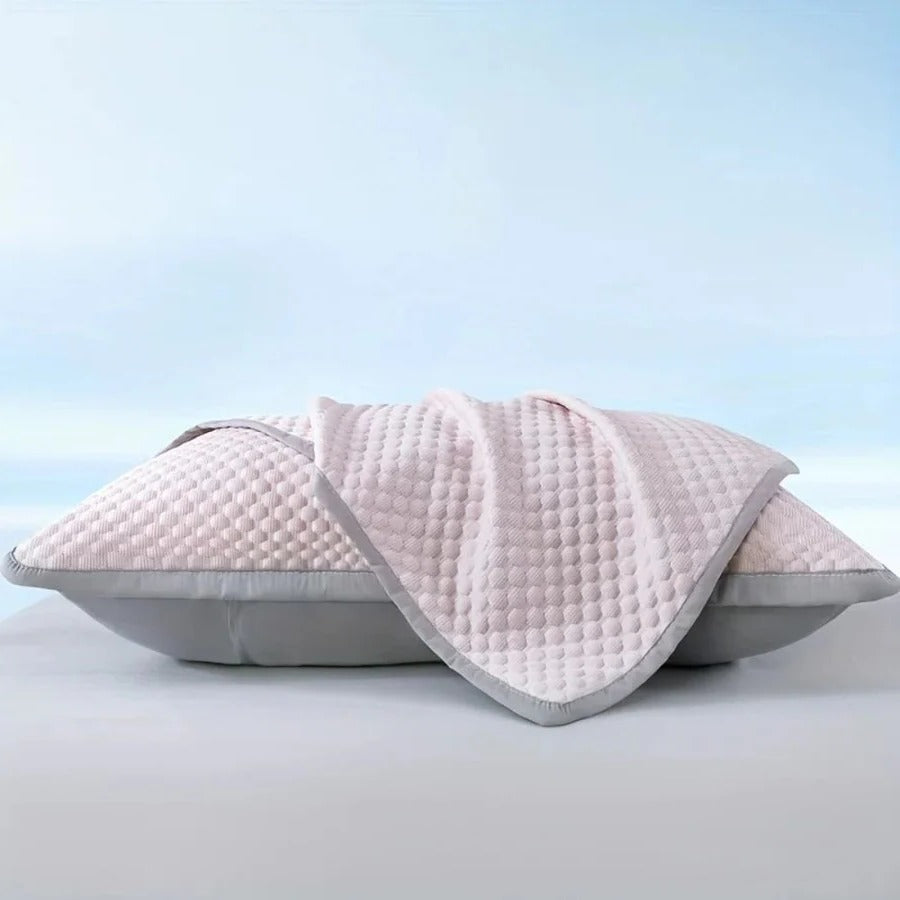Cooling Fitted Sheet and Pillowcase Set for Hot Sleepers