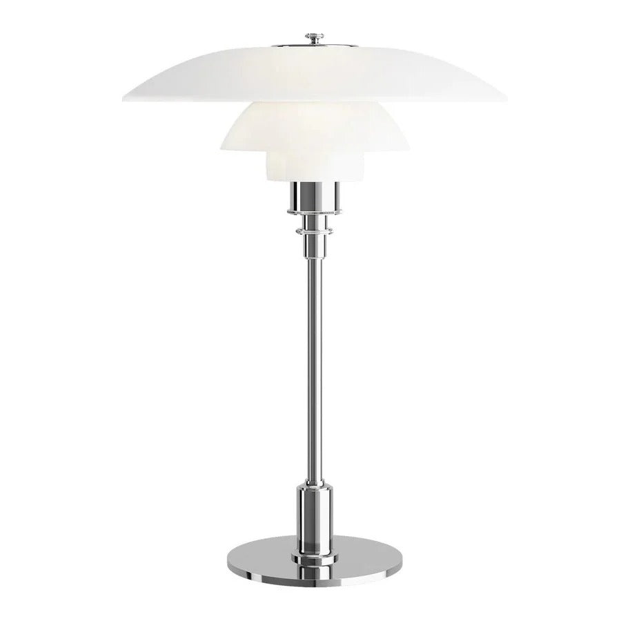Dimmable Curved Shade Table Lamp with E27 Base