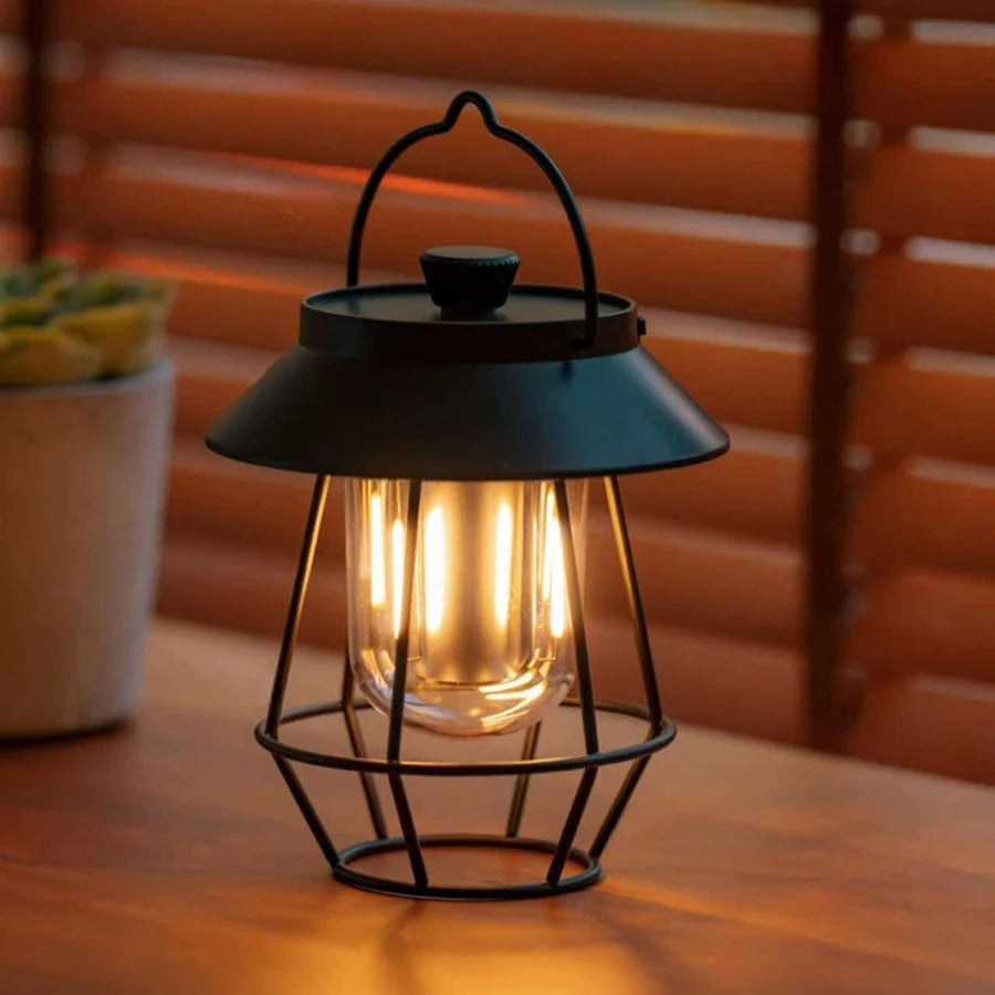 Wireless USB Rechargeable Outdoor Table Lamp with Adjustable Color Temperature