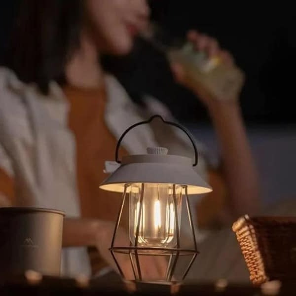 Wireless USB Rechargeable Outdoor Table Lamp with Adjustable Color Temperature