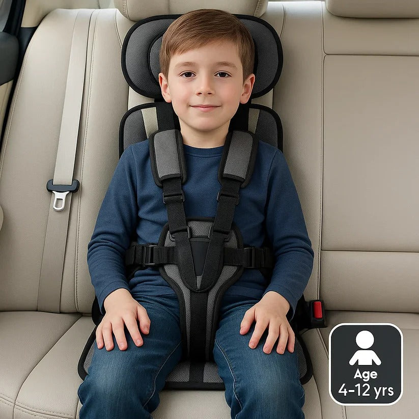 Portable Compact Child Car Seat with 5-Point Harness