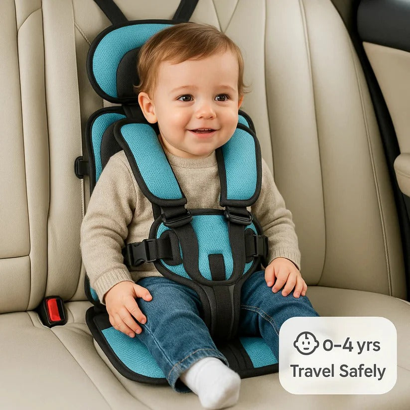 Portable Compact Child Car Seat with 5-Point Harness