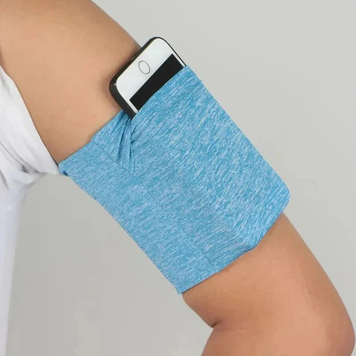 Adjustable Running Arm Phone Band with Touchscreen Pouch