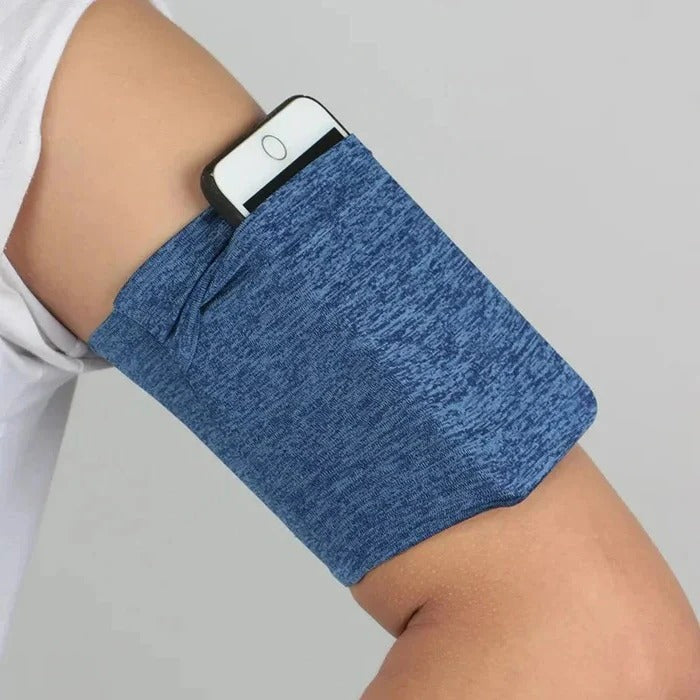 Adjustable Running Arm Phone Band with Touchscreen Pouch