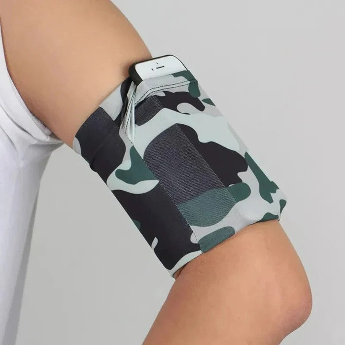 Adjustable Running Arm Phone Band with Touchscreen Pouch