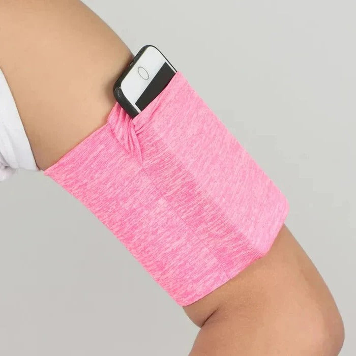 Adjustable Running Arm Phone Band with Touchscreen Pouch