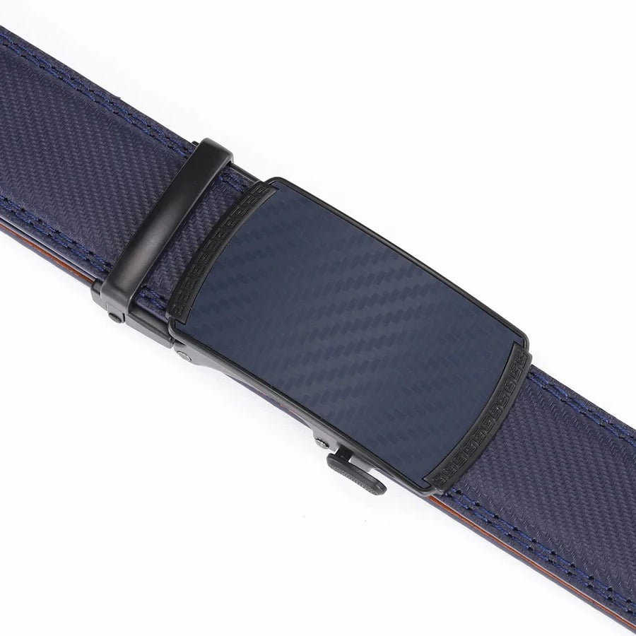 Men's Genuine Leather Automatic Buckle Belt