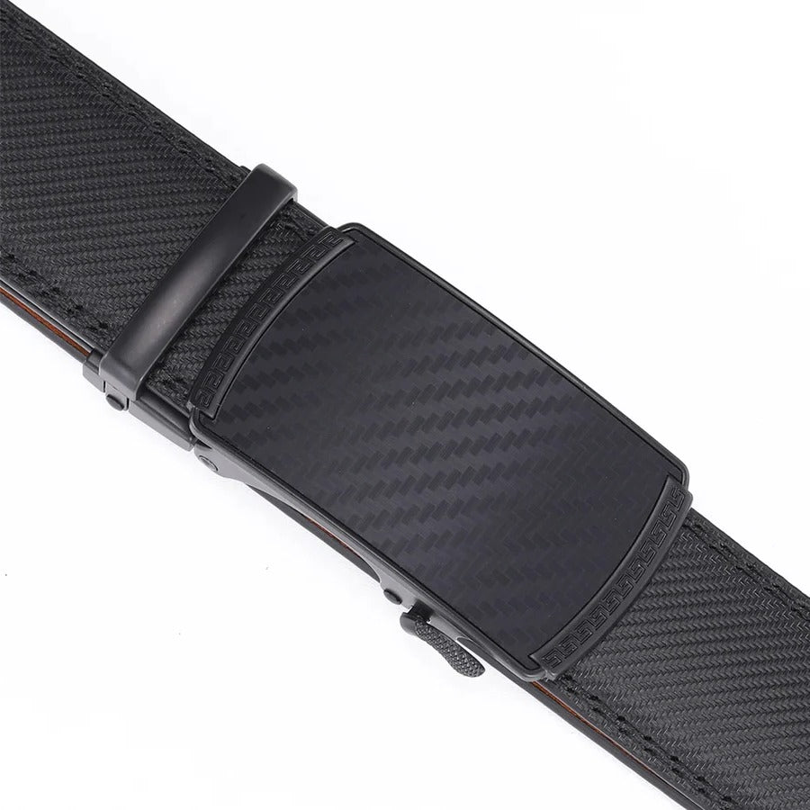 Men's Genuine Leather Automatic Buckle Belt