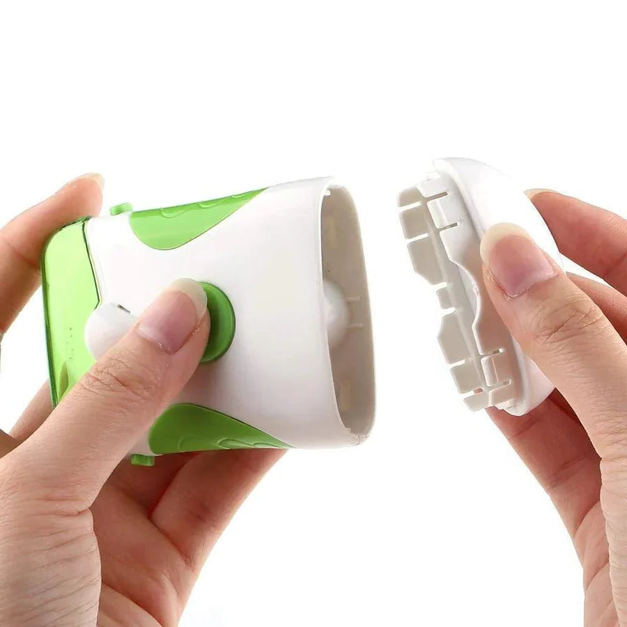 Electric Nail Clipper with LED Light for Safe One-Handed Trimming