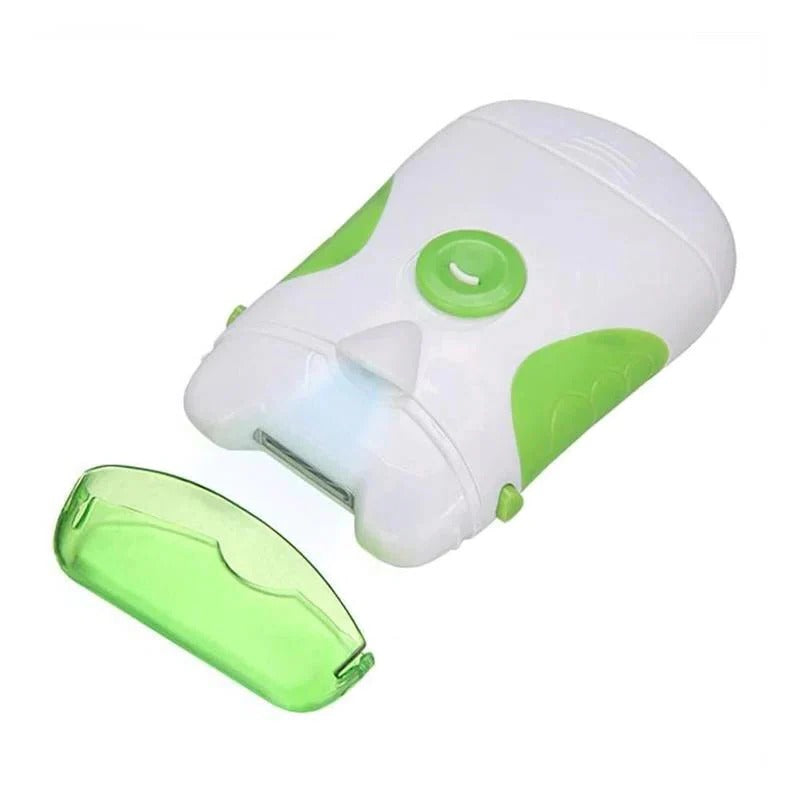 Electric Nail Clipper with LED Light for Safe One-Handed Trimming