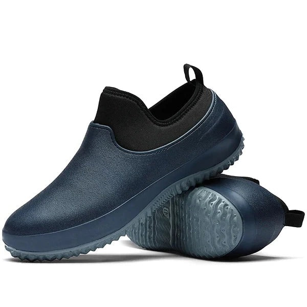 Waterproof Slip-On Work Boots for Men with Slip-Resistant Sole