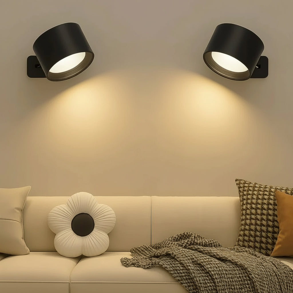 Rechargeable LED Wall Light with Magnetic Mount and Adjustable Brightness