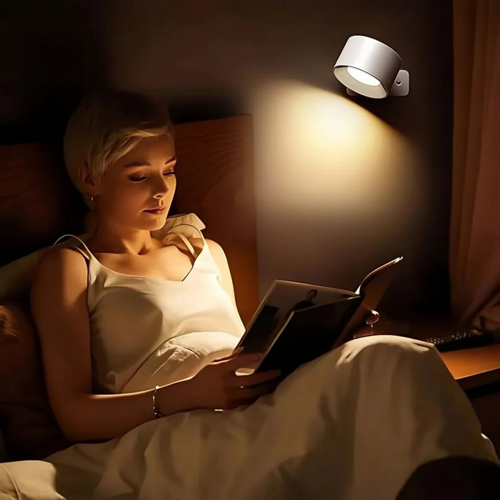 Rechargeable LED Wall Light with Magnetic Mount and Adjustable Brightness