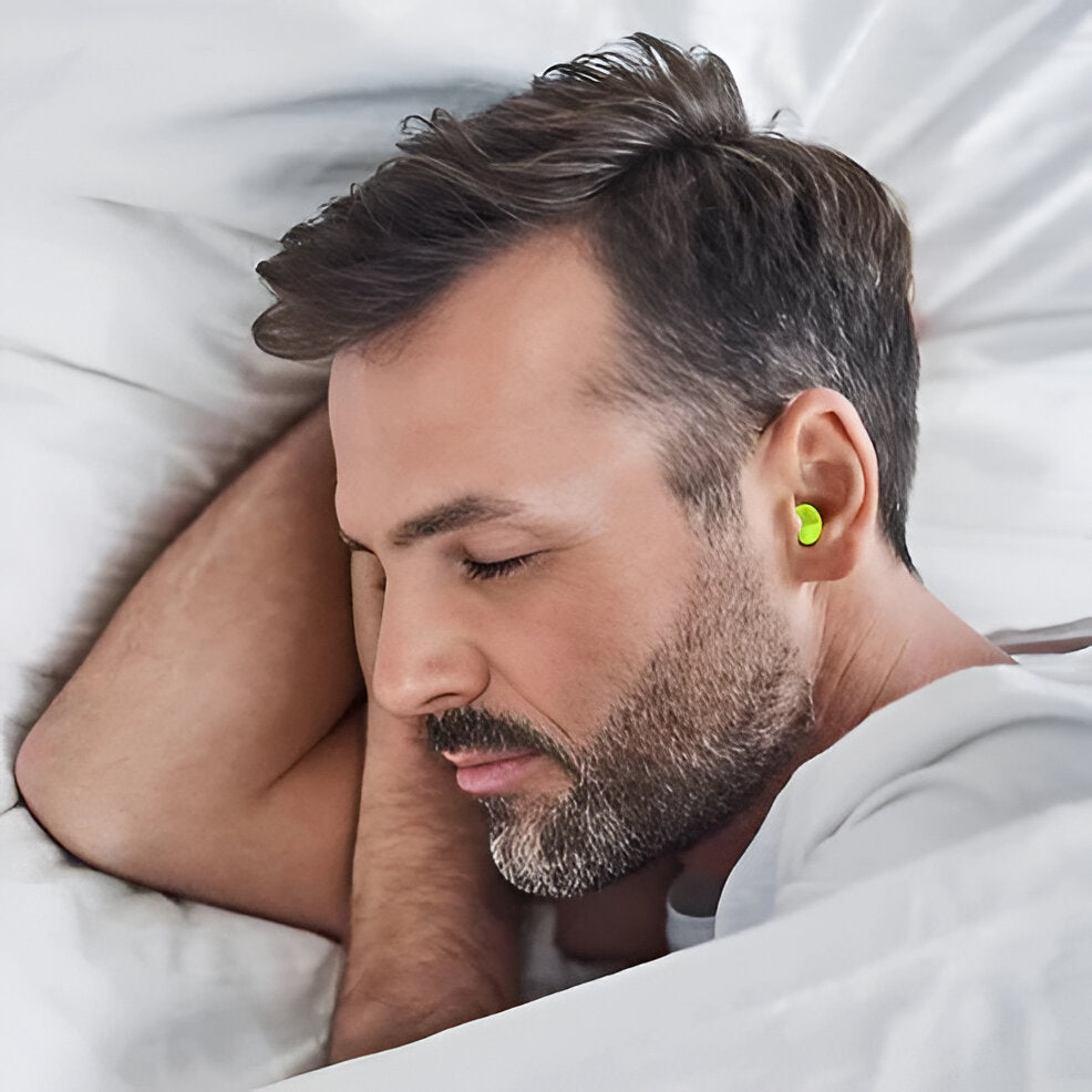 Noise-Reducing Silicone Ear Plugs for Snoring and Sleep