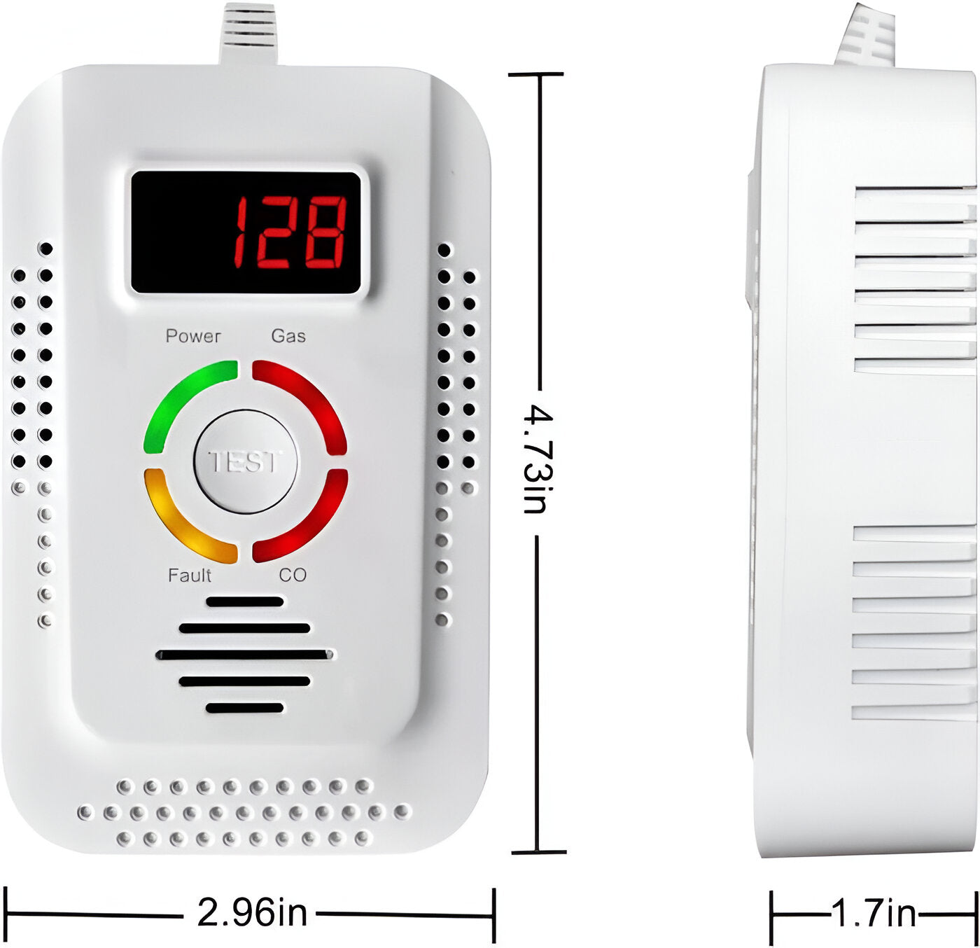 Plug-In Multi-Gas and Carbon Monoxide Detector