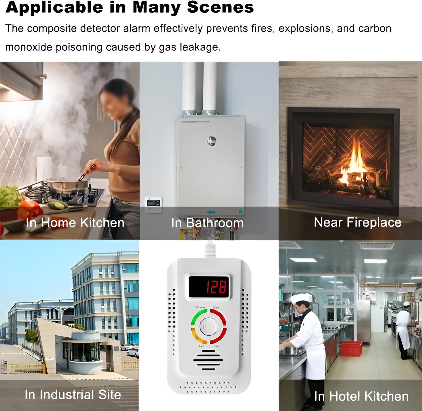Plug-In Multi-Gas and Carbon Monoxide Detector