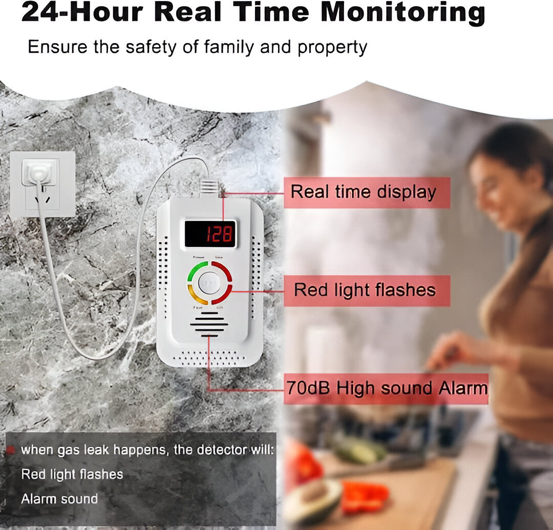 Plug-In Multi-Gas and Carbon Monoxide Detector