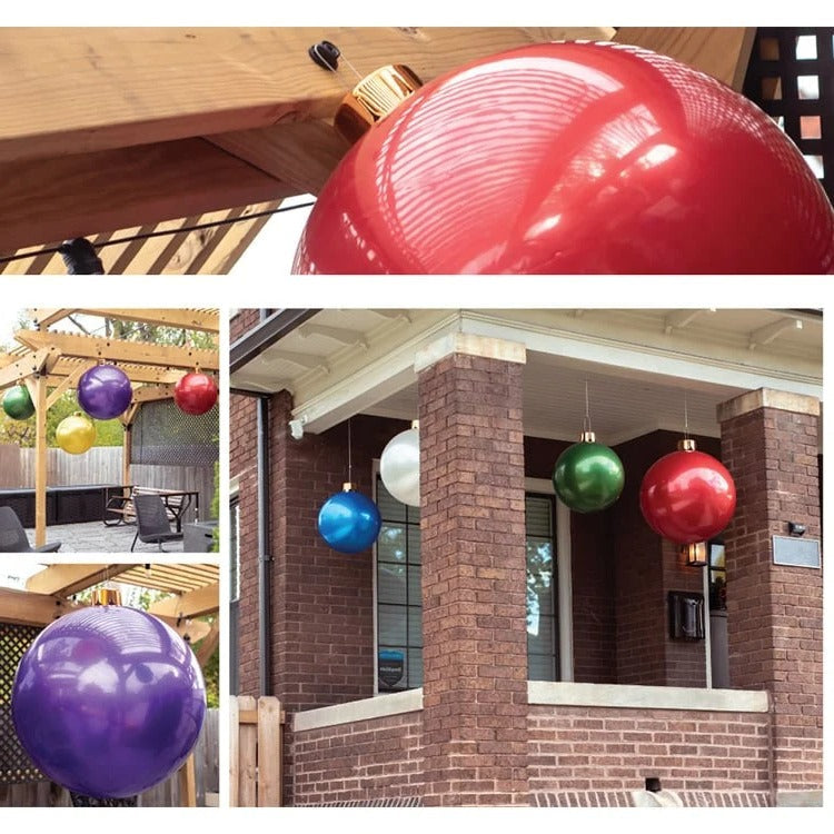 Inflatable Holiday Sphere Decoration for Indoor and Outdoor Use