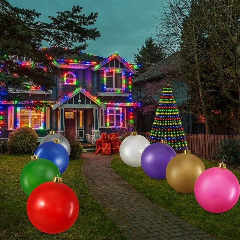 Inflatable Holiday Sphere Decoration for Indoor and Outdoor Use