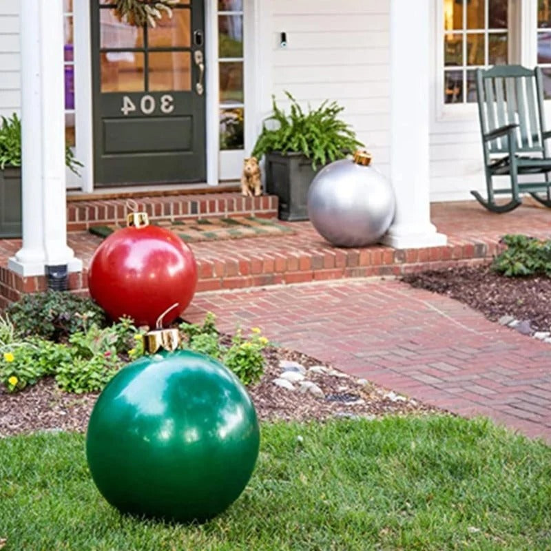Inflatable Holiday Sphere Decoration for Indoor and Outdoor Use