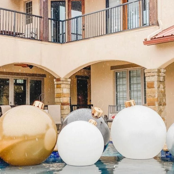 Inflatable Holiday Sphere Decoration for Indoor and Outdoor Use