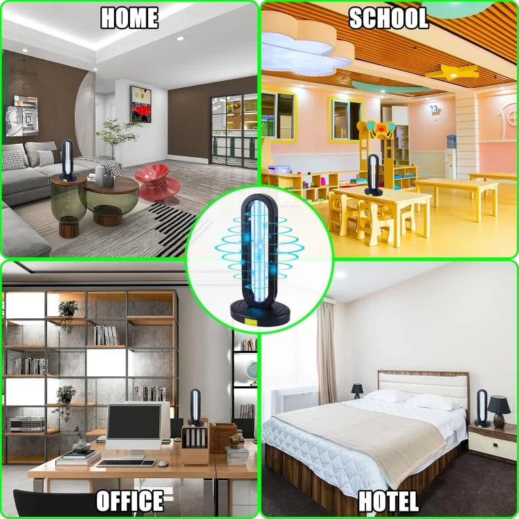 Ultraviolet Sterilizer Lamp with Remote Control for Indoor Sanitation
