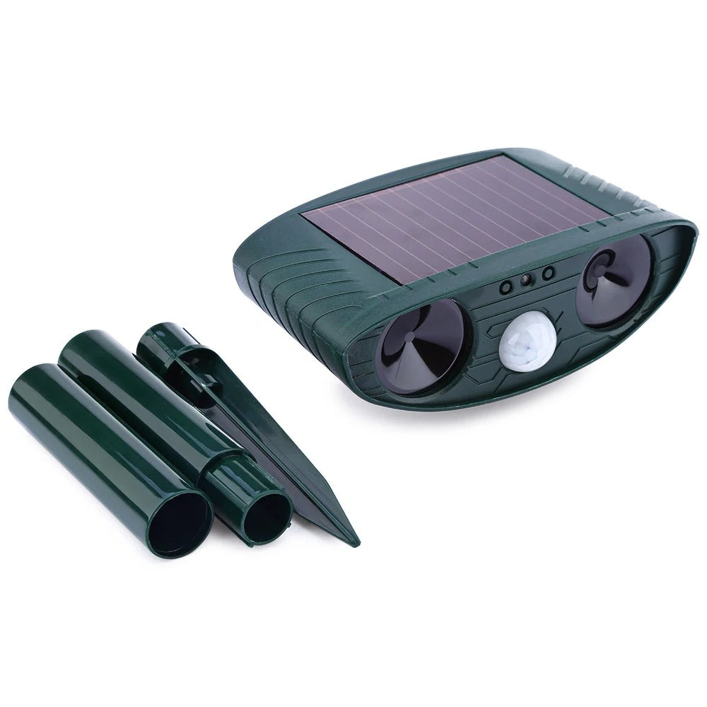 Ultrasonic Solar-Powered Woodpecker Repellent