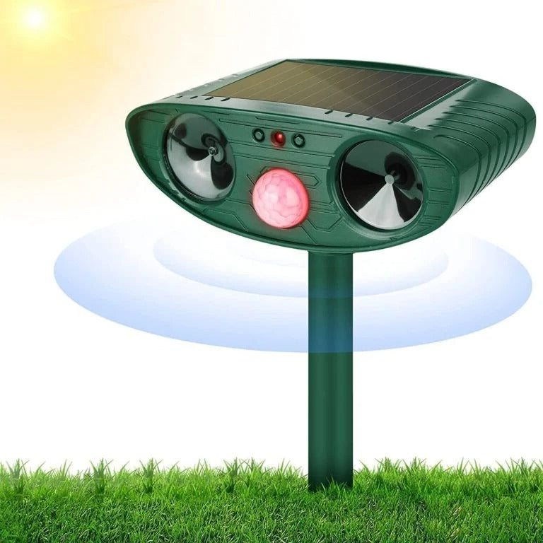 Ultrasonic Solar-Powered Woodpecker Repellent