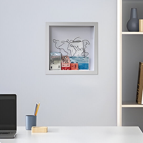 Clear Display Adventure Archive Box for Travel Keepsakes