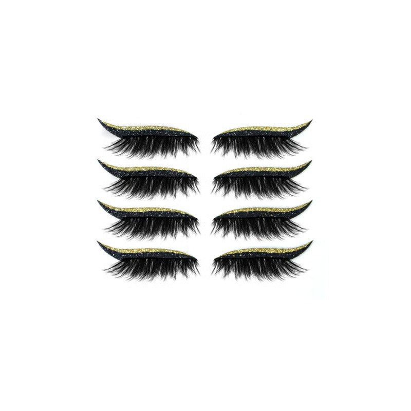 3-in-1 Reusable Adhesive Eyeliner and Lash Stickers