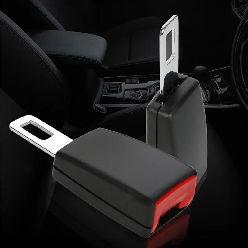 Seatbelt Extender with 14-Inch Clip-In Strap for Comfort and Easy Buckling