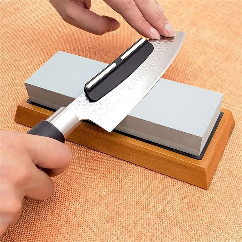 Fixed Angle Knife Sharpening Guide for Kitchen Knives and Scissors
