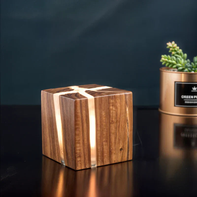 Rustic Broken Glass Table Lamp