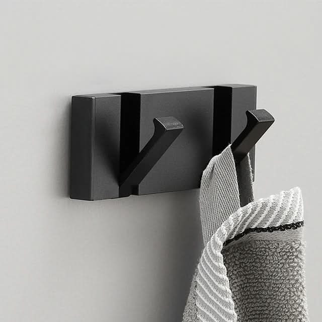 Folding Aluminum Wall Hook for Space-Saving Organization