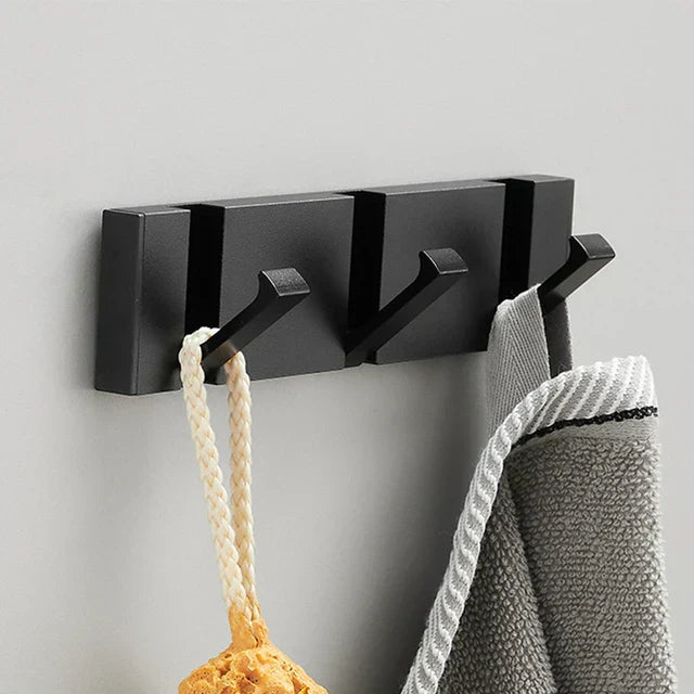 Foldable Stainless Steel Wall Hook Rail