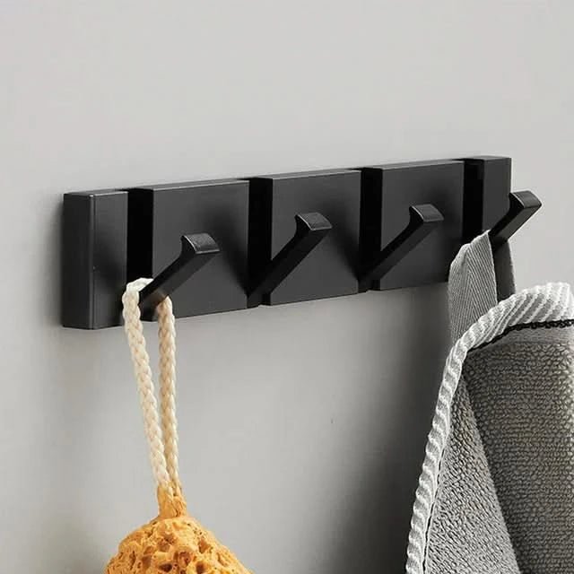 Folding Aluminum Wall Hook for Space-Saving Organization