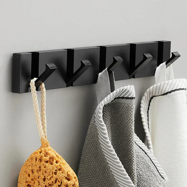 Foldable Stainless Steel Wall Hook Rail