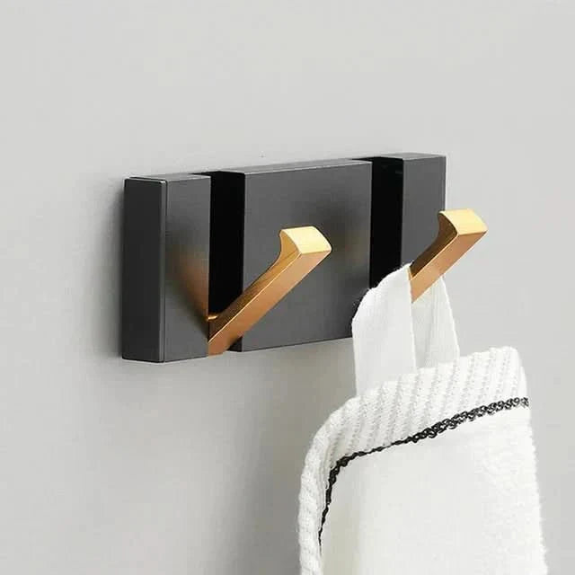Folding Aluminum Wall Hook for Space-Saving Organization