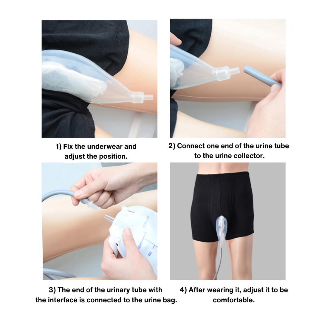 Reusable Incontinence Underwear with Built-In 500 ml Pouch