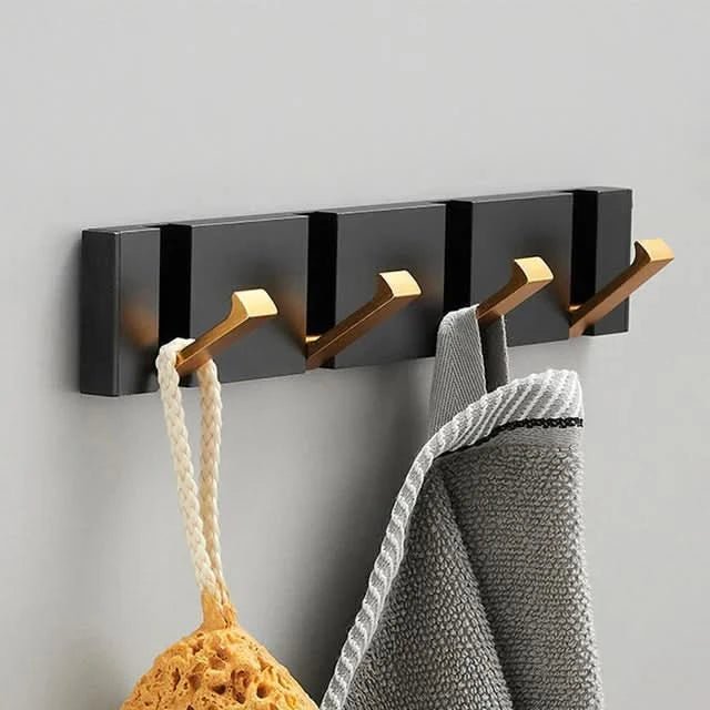 Folding Aluminum Wall Hook for Space-Saving Organization