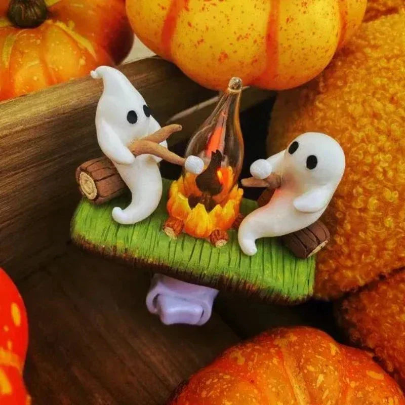 Ghost Campfire Nightlight with Flickering Effect
